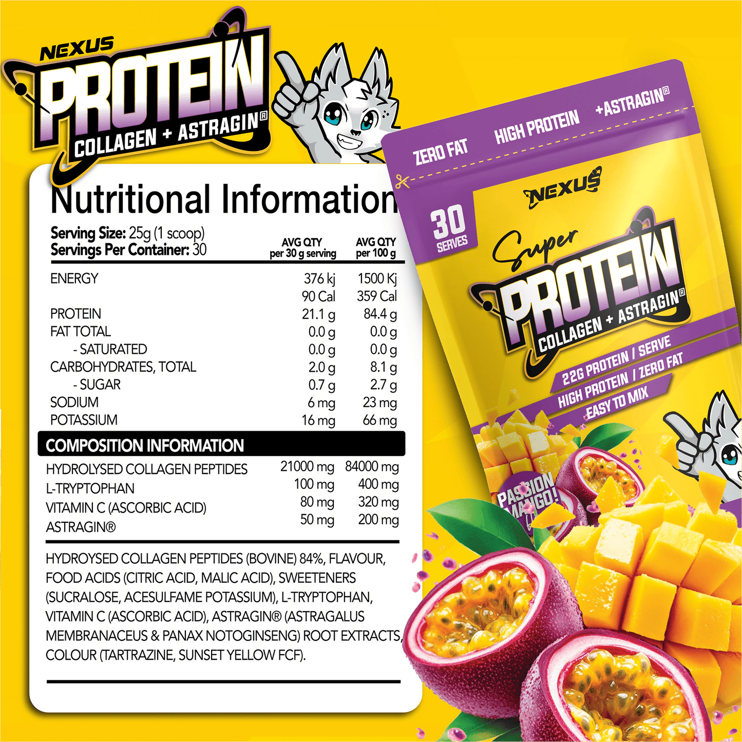 Protein Water Mango Passion