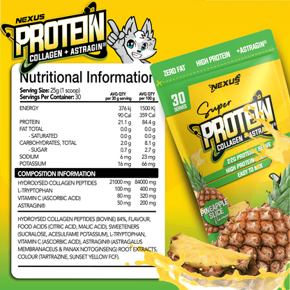 Protein Water Pineapple Slice