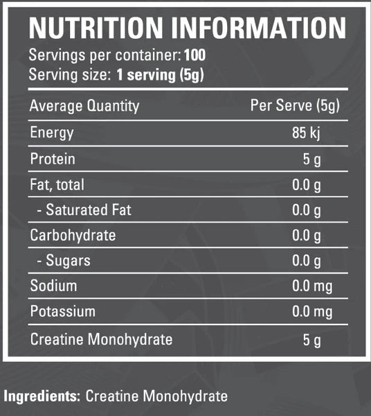 Legit - Creatine Monohydrate - 500g