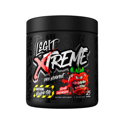 Legit - Xtreme Pre Workout - Sour Raspberry