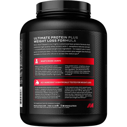 Nitro-tech Ripped - Vanilla - 1.8kg