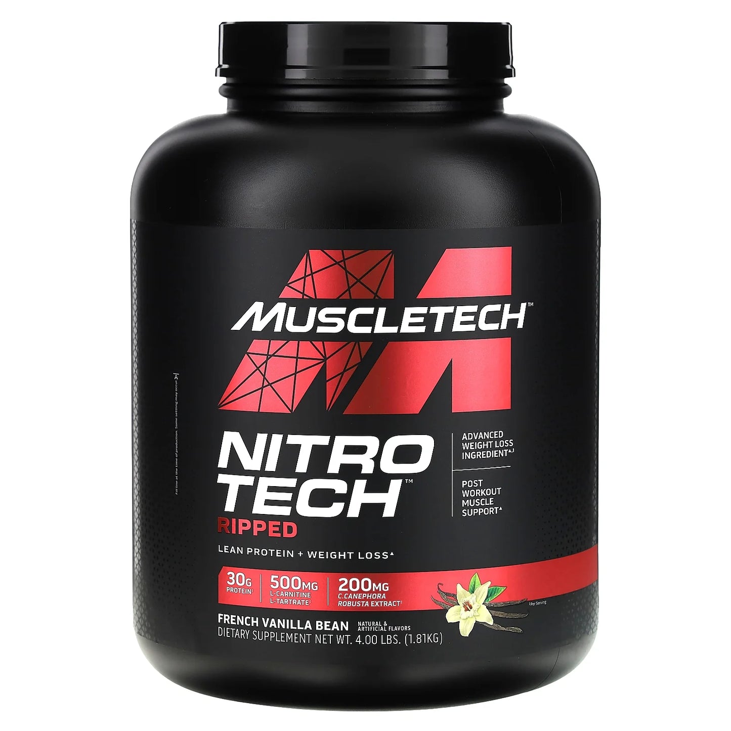 Nitro-tech Ripped - Vanilla - 1.8kg