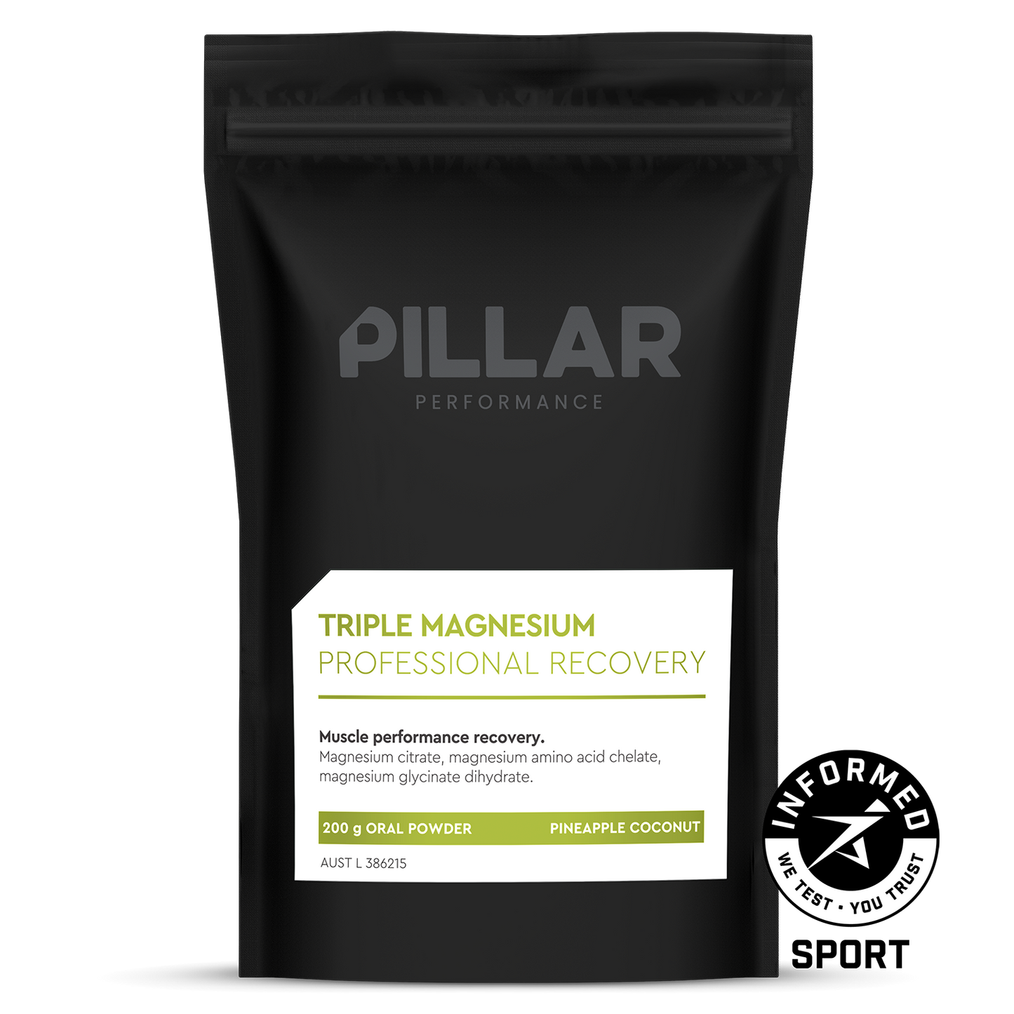 Pillar Performance - Triple Magnesium - Coconut Pineapple