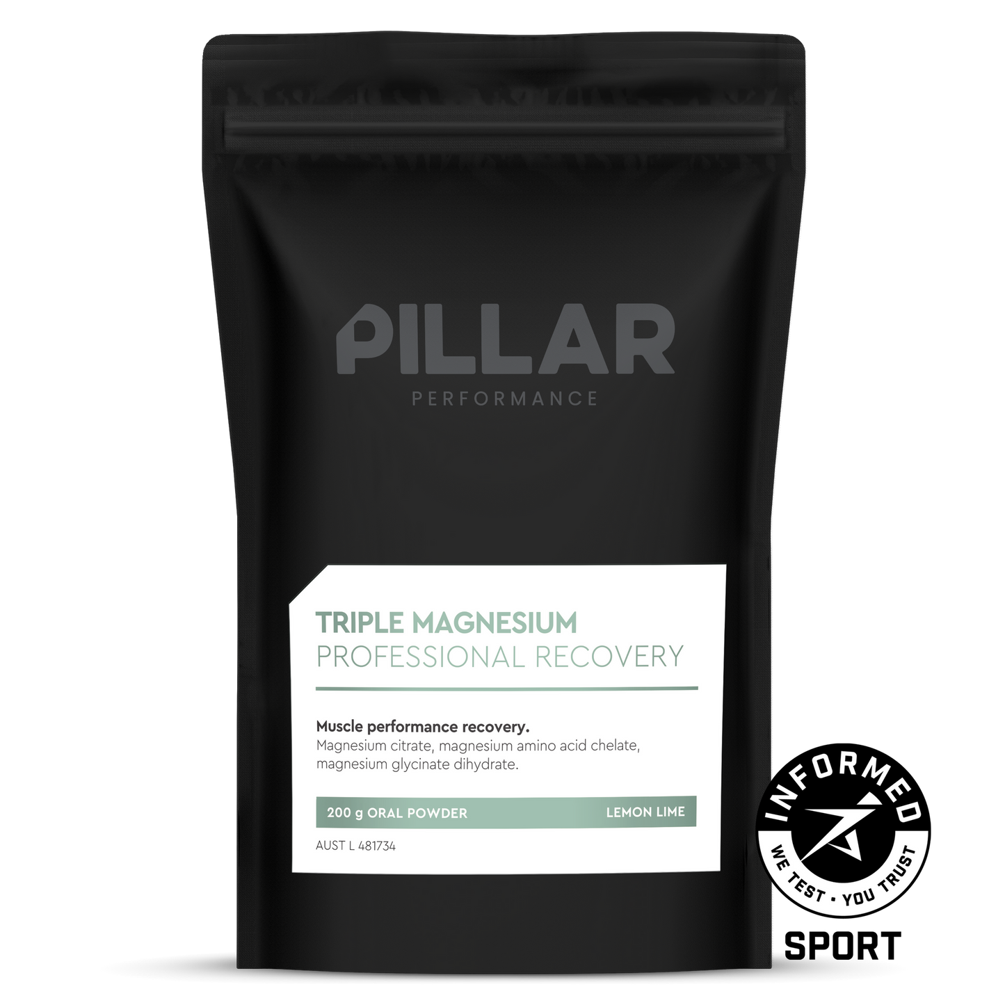 Pillar Performance - Triple Magnesium - Lemon Lime
